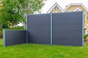 WPC <strong>Fence</strong> Wood Plastic Composite Waterproof Durable Anti-UV for Home Houses Swimming <strong>Pools</strong> and Yard - Product Image 6
