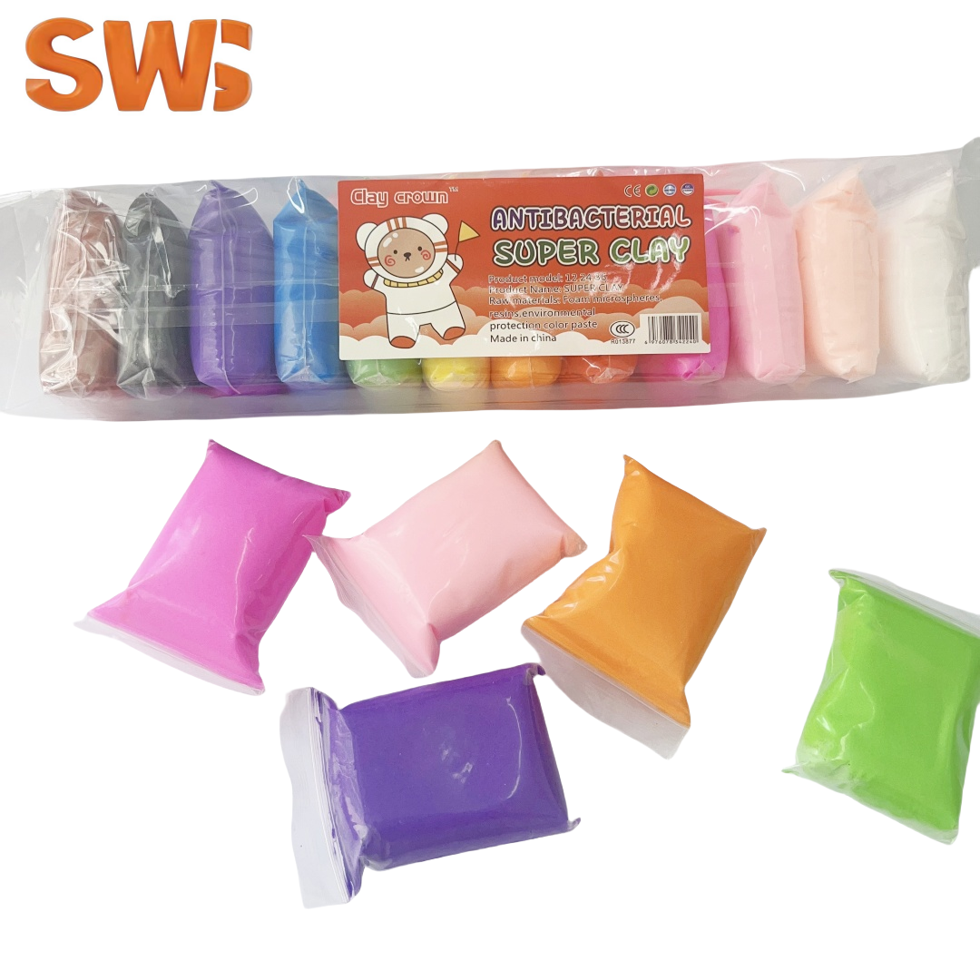 12-color bagged ultra-light clay