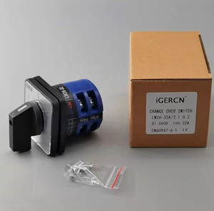IG26 2 P 32A 1-0-2 Motor geri vites voltmetre ampermetre kontrol değişim seçici anahtarı 2 faz 4 pozisyon Cam döner anahtar - Product Image 6