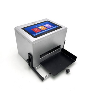 Beliebte Produktions linie Gerät für Stoff Metall Stahl Gläser Dosen QR-Nummern Datum Logo Text Tinten strahl drucker Maschine - Product Image 2