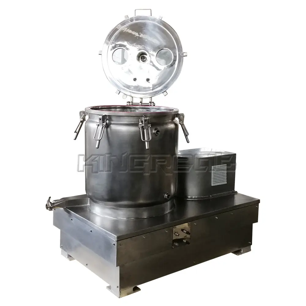 BB Spin and Soaking Floodable Jacketed Centrifuge for CBD Hemp Oil Extraction