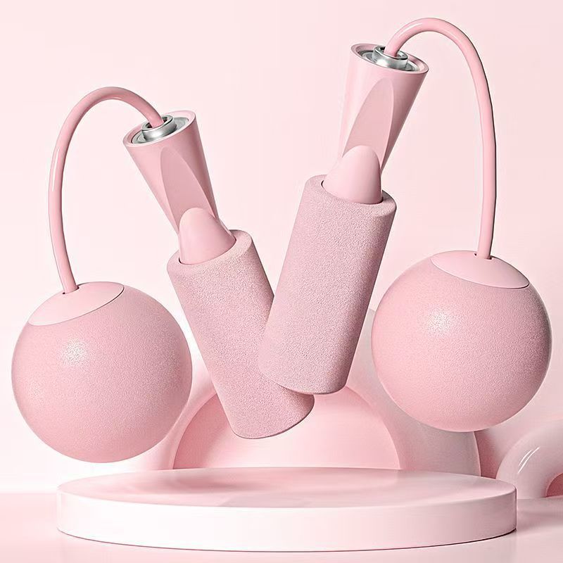 Pink foam jump rope (large ball)