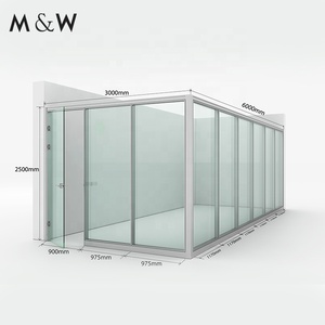 M&amp;W Foshan Manufacture Indoor Glass <strong>Partition</strong> Panels Dividers Wall Glass Office <strong>Partition</strong>
