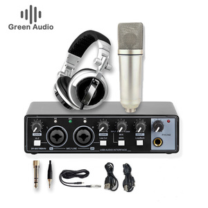 GAX-MD22P 2 in 2 out USBオーディオインターフェース録音サウンドカード - Product Image 1