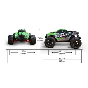 REMO hobi 1036 1/10 4WD 45km/saat 2.4G fırçasız yüksek hızlı RTR RC Model araba Off Road hediye - Product Image 6