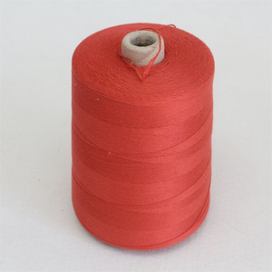 100% Spun Polyester may chủ đề 40/2 độ bền cao nhuộm khuôn mẫu sợi 5000yds màu sắc khác nhau cho quần áo - Product Image 4
