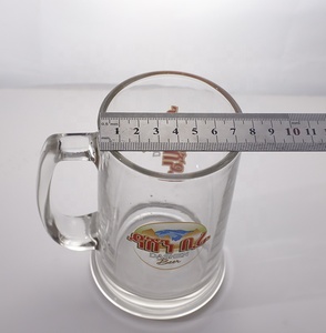 400ML Wholesale Customized Decal Acceptable Beer Glass <strong>Cup</strong> With Handle - Product Image 3