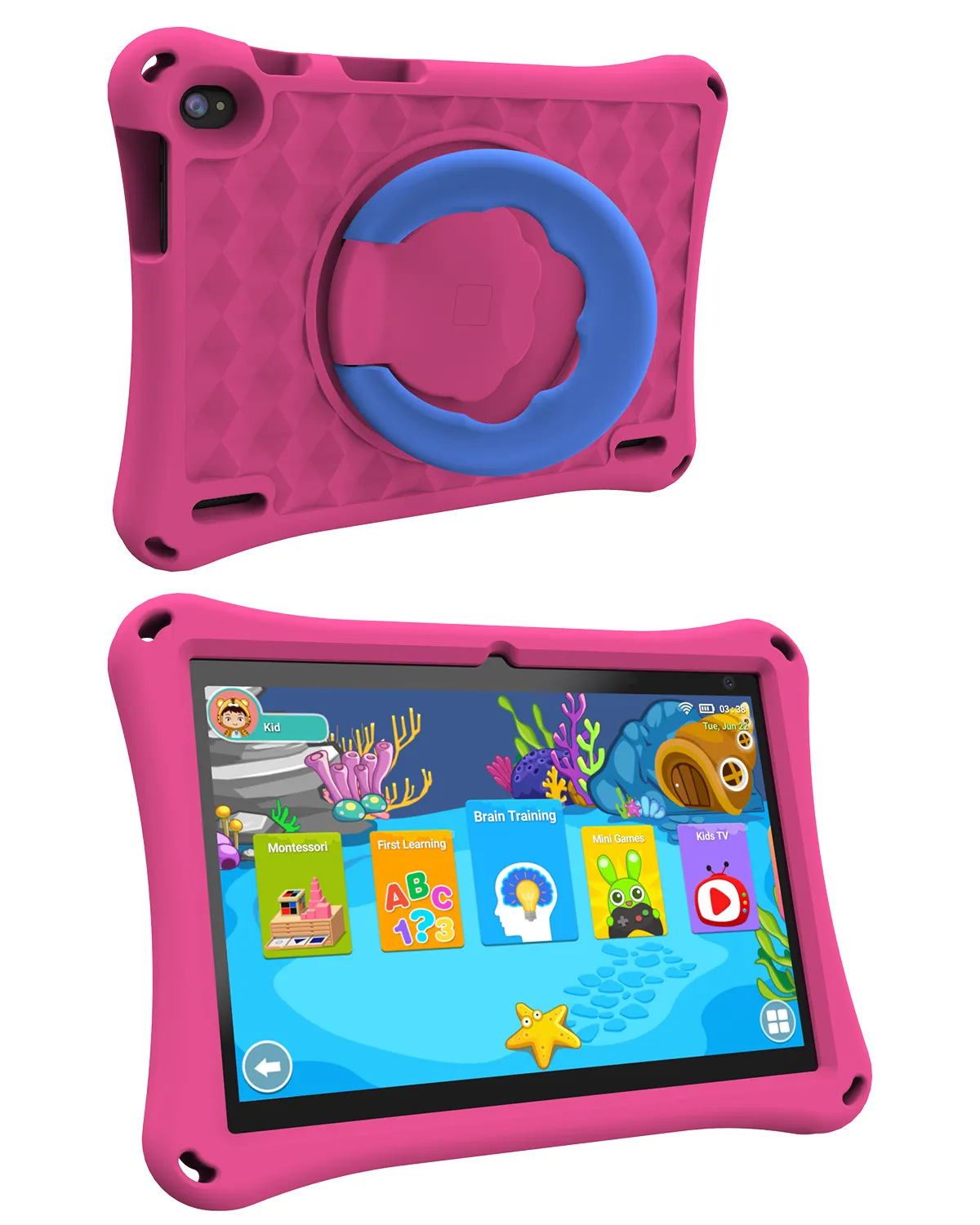 Tablet da 10 pollici Android12 2GB 32GB di vendita caldo dell'oem a buon mercato per Tablet Pc Android educativo per bambini