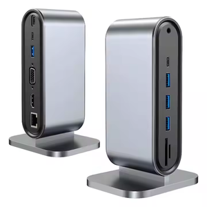 便携式多功能扩展坞，用于笔记本电脑集成电缆USB3.0 12合1集线器扩展坞 - Product Image 3