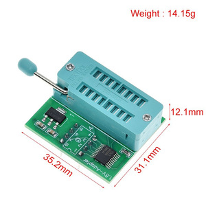 Scheda adattatore 1.8V per Tablet scheda madre MX25 W25 1.8V blocco di conversione SPI Flash SOP8 DIP8 batteria tipo Tester - Product Image 3