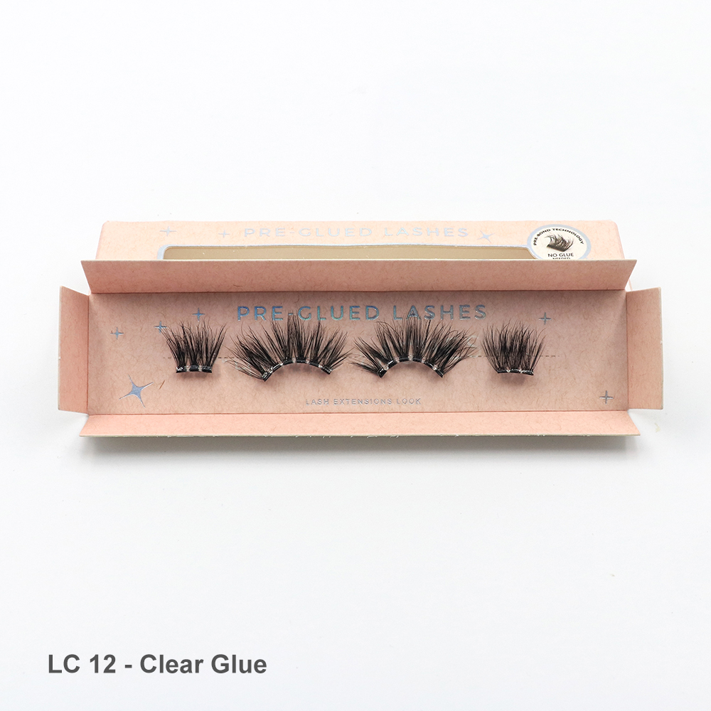 1 Pair - LC 12 - clear glue