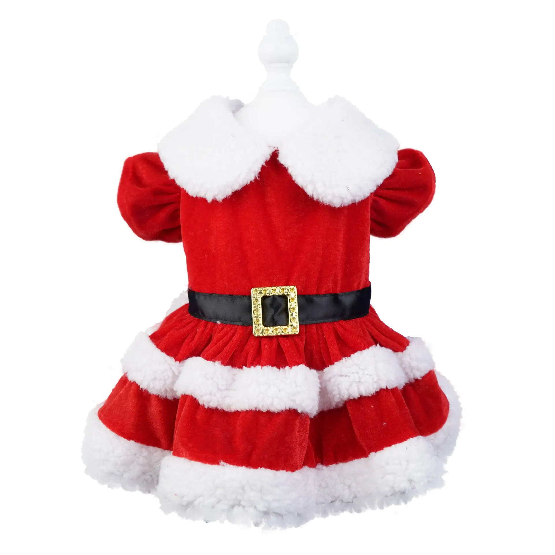 CustomNewペットコスチュームクリスマスホリデーパーティーサンタクロースドレスアップ犬新年の服
