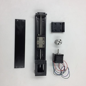 工业机器人用Nema 23步进电机SFU1204 1605 1610滚珠丝杠方形双直线导轨数控滑台z轴 - Product Image 6