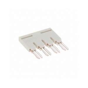 Conectores originales 870-404 Puente de 4 posiciones Accesorio Bloque de terminales Conexión cruzada para bloques de terminales 870404 Pines planos - Product Image 1