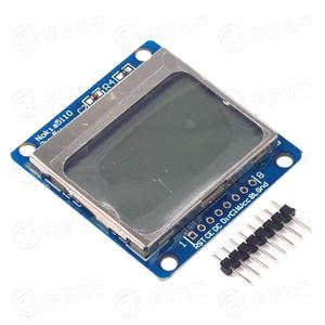 Smart elettronica Display modulo LCD Monitor blu retroilluminazione adattatore PCB 84*48 84x84 lcd 5110 Nokia 5110 schermo per Arduino - Product Image 2