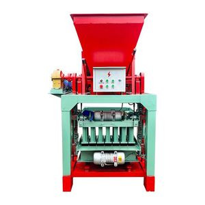 Máquina de fabricación de bloques de ladrillo con tolva, máquina automática de fabricación de ladrillos huecos de cemento, uno para uso múltiple, 2 unidades - Product Image 2