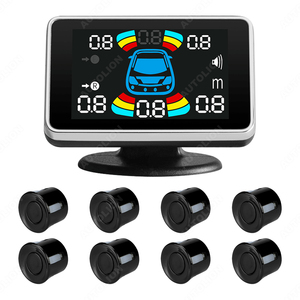 Parking <strong>Sensor</strong> <strong>LCD</strong> <strong>Display</strong> 8 <strong>Sensors</strong> Front Back <strong>Reverse</strong> Intelligent Aid Parking <strong>Sensor</strong> System - Product Image 1