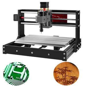 迷你数控刳刨机CNC3018 Pro 3轴DIY刀具雕刻机亚克力塑料印刷电路板聚氯乙烯木质刳刨机