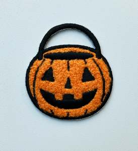 <strong>Factory</strong> Direct Logo Boo Baby Custom Iron on Embroidered Halloween Chenille Patches for Garment - Product Image 4