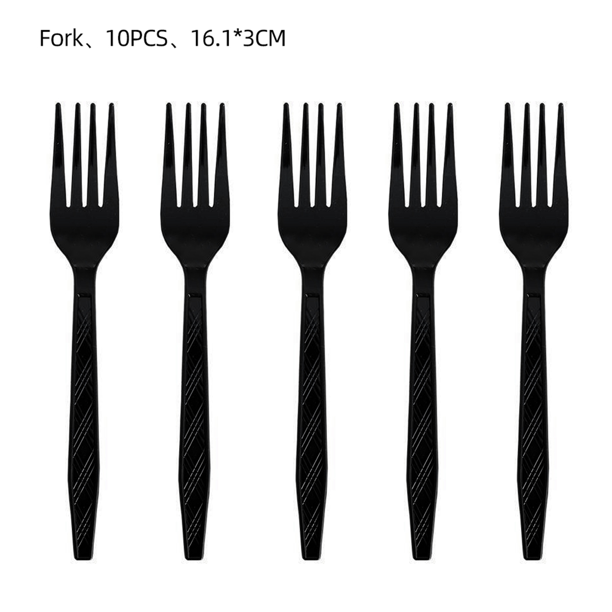10PCS-Tenedor colorido