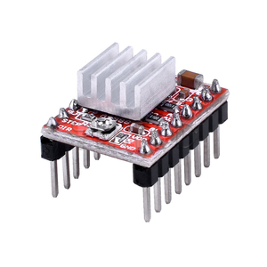 Yintod Stock A4988 Steps tick Schrittmotor Treiber modul mit Kühlkörper 3D-Drucker Reprap Geeignet für Mendel Huxley Arduino - Product Image 1