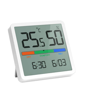 带时间功能的数字家用温度湿度计基本温度仪器 - Product Image 1