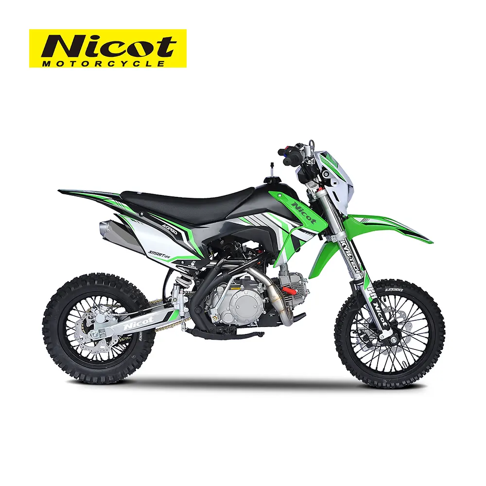 Air-Cooling 4จังหวะน้ำมันเบนซิน Pit Bike 125cc รถจักรยานยนต์ออฟโร้ดราคาถูกเชื้อเพลิงจีนมอเตอร์ครอสสำหรับผู้ใหญ่