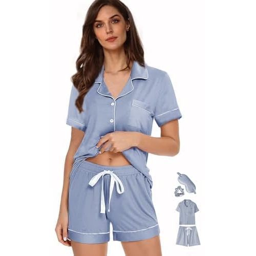 Dusty Blue With White Color Piping