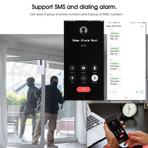 WALE Factory Supply 2G/4G Tuya WIFI+GSM+PSTN Alarmma System with <strong>IOS</strong> and <strong>Android</strong> <strong>Control</strong> Wireless Home <strong>Security</strong> WL-JT-99AST - Product Image 2