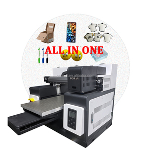 Beyaz ve vernik rengi 3D kabartma doku etkisi ile yüksek kalite 5070 A2 All in One UV masaüstü yazıcı - Product Image 6