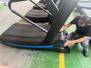 Modelli di allenamento in palestra attrezzature sportive per il Fitness esercizio non alimentato/manuale/tapis roulant curvo - Product Image 3