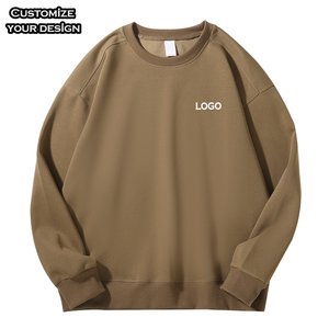 高品質綿100% メンズ長袖プルオーバーTシャツカスタムストリートウェア印刷ヘビーウェイト特大ブランクTシャツ