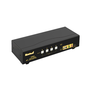 JideTech 4端口双显示器HDMI 2.0 KVM开关，带音频，USB集线器支持4Kx2K @ 60Hz，YUV 4:4:4 - Product Image 1