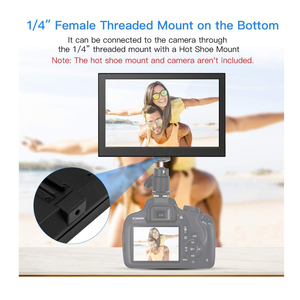 Mini Monitor Hd Pantalla IPS Pantalla Monitor pequeño de 7 pulgadas Monitor secundario para PC/computadora/Raspi/computadora portátil/cámara de seguridad - Product Image 6