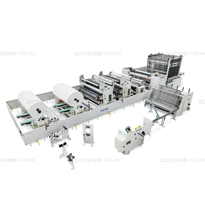 F-X5-2900 Non-stop rotolo di carta igienica che fa la macchina per la produzione di carta velina linea di conversione - Product Image 1