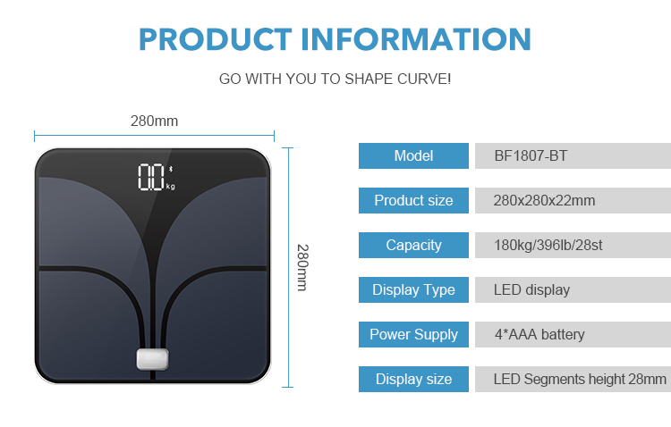 OEM/ODM Newest Digital Bathroom Large Weighing Scale Digital With Big Electronic LCD Display Electronic Scale