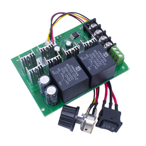 DC10-50V 40A 2000W PWM DC regolatore di velocità del motore con interruttori avanti e indietro - Product Image 3