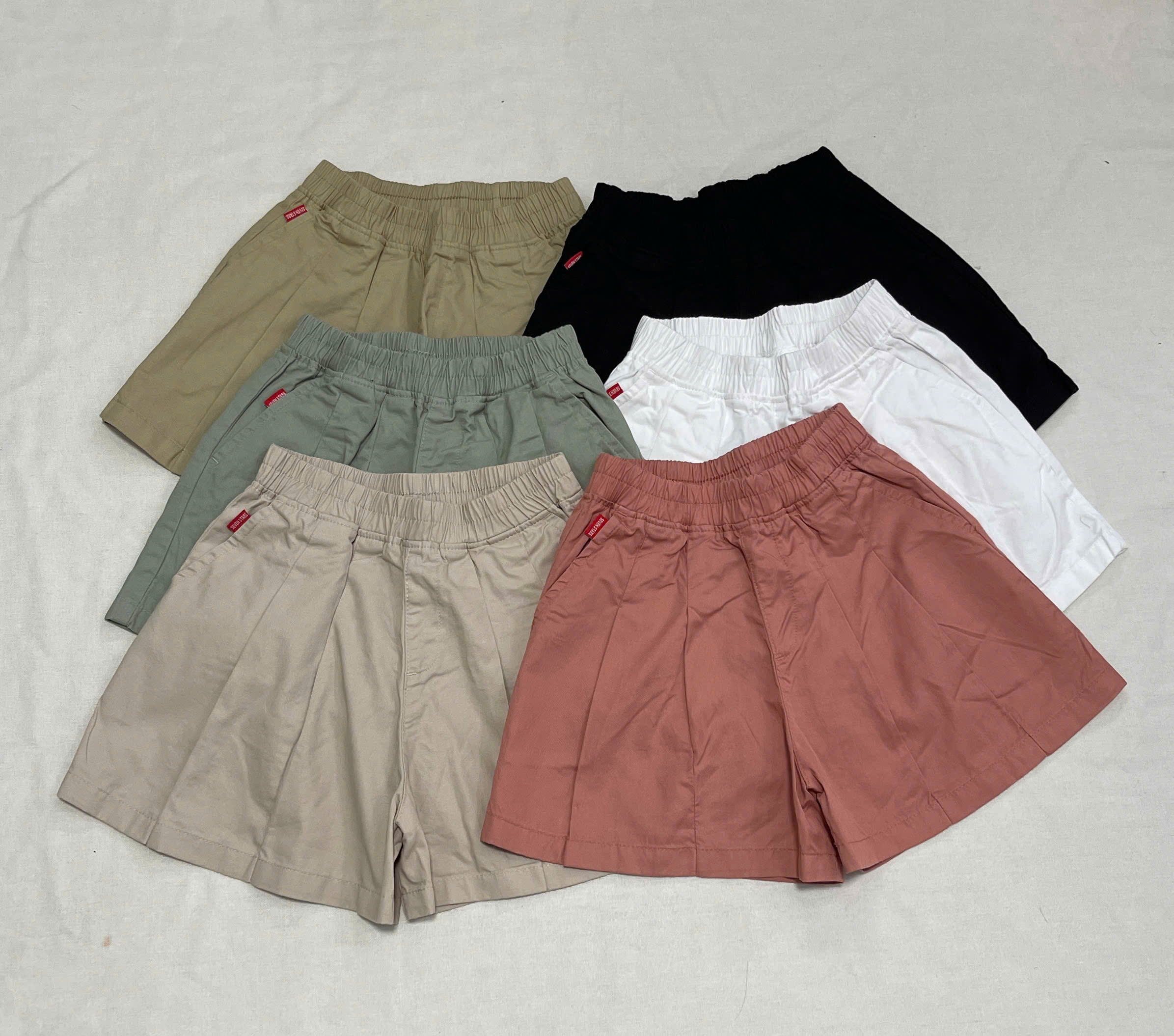 Vert Olive, Vert Sauge, Beige, Noir, Blanc, Rouge Brique