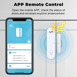 Tuya Smart Portable ABS Home Security <strong>Automation</strong> <strong>System</strong> Wireless Wi-Fi Door Window Opening <strong>Sensor</strong> Contact <strong>Sensor</strong> for Alarm - Product Image 5