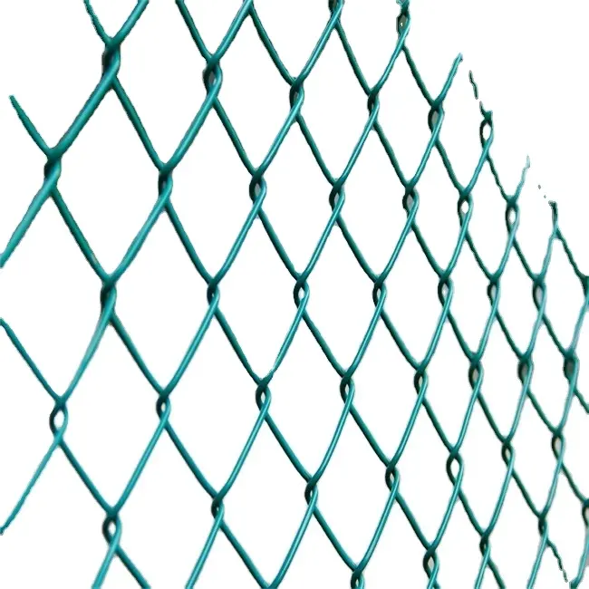 High Security Defense Fencing System Mesh Chain Link Fence