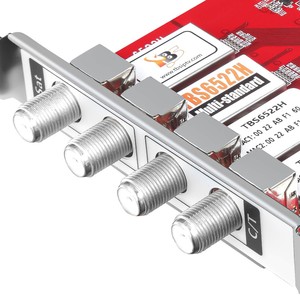 TBS6522Hマルチスタンダードクワッド (2SAT2Ter/ケーブル) チューナーPCI-Eカードは、IPTV OTTストリーミング用の無料DVBTVチャンネルを受信します - Product Image 4