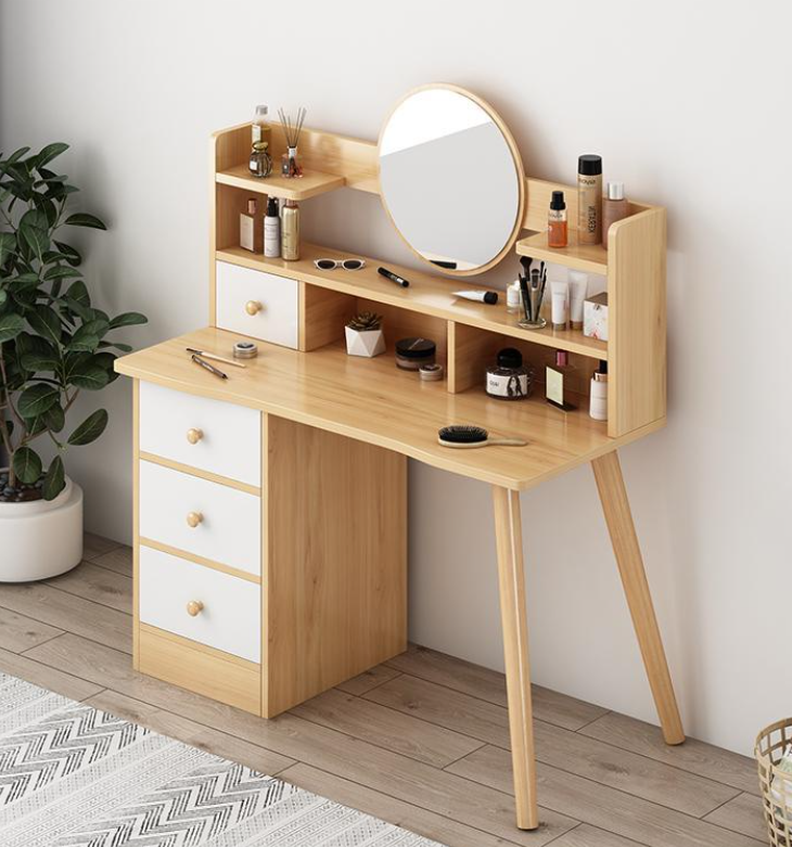 Dressing Table Bedroom Makeup Table Modern Minimalist Dressing Cabinet Retractable Bedroom Furniture