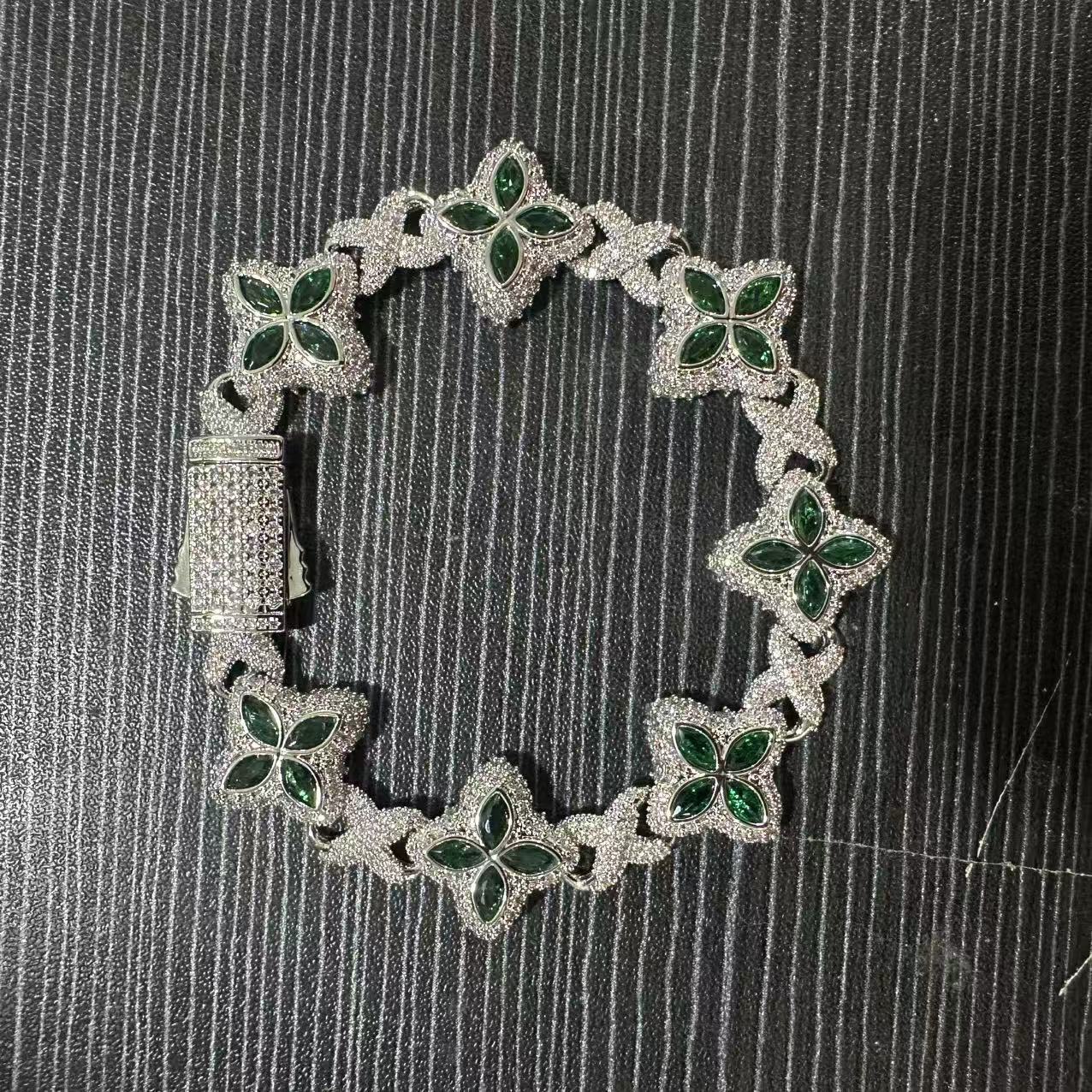 Silver-green zircon