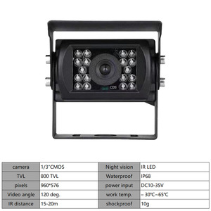 Sistema de Monitoreo de punto ciego para vehículos de saneamiento, kit de radar anticolisión delantero y trasero, kit de cámara para 360 grados Protección - Product Image 6