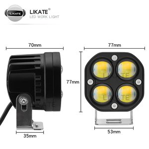 LKT <strong>Led</strong> Light for Factory AutoLighting System <strong>Led</strong> Driving Spotlight Square High Low Beam 3&quot; <strong>Led</strong> Work Light for Offroad Interior