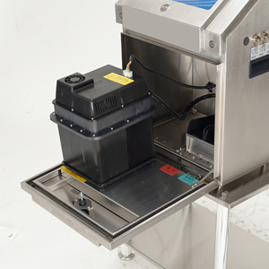 In linea macchina di codifica CIJ industriale continuo piccolo carattere stampante a getto d'inchiostro automatica stampante a getto di CIJ con grande tocco LCD - Product Image 6
