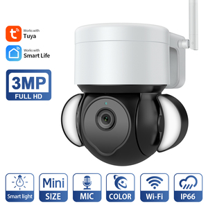 Wireless Mini Digital Security Camera PTZ Two-way Audio Human Detection Outdoor Tuya Camera - Product Image 2