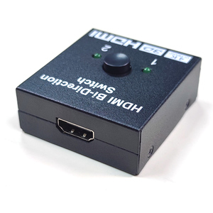 2 puertos 2 en 1 salida 4K interruptor divisor HDMI bidireccional 2x1 HDMI 2,0 4K60Hz interruptor bidireccional direccional 1 en 2 salida