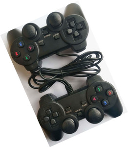 USB208黑色单/冲击控制器有线电脑游戏操纵杆兼容单/冲击系统 - Product Image 1
