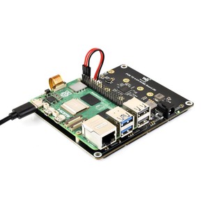 Placa adaptadora PCIe a 4-Ch M.2 para Raspberry Pi 5 compatible con unidades de estado sólido NVMe de 4 canales que alimentan Raspberry Pi 5 NVMe - Product Image 1